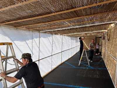 Building our Succah 4